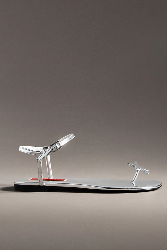 SIMONMILLER Starfish Chrome Sandals