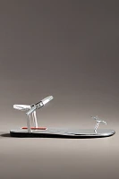 SIMONMILLER Starfish Chrome Sandals