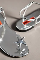 SIMONMILLER Starfish Chrome Sandals