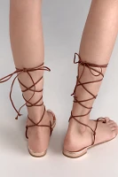 CoRNETTI Otranto Toe-Ring Wrap Sandals