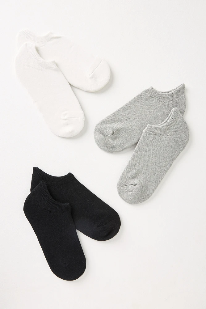 Athletic Solid Socks, Set of 3