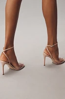 Black Suede Studio Wren Ankle-Strap Heels