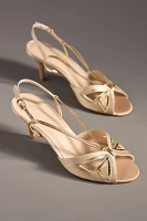Maeve Butterfly Slingback Kitten Heels