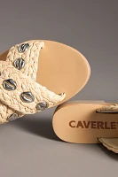 CAVERLEY Jenkin Embellished Shell Slide Sandals