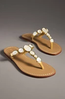Mystique Mother-of-Pearl Thong Sandals