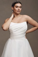 Watters Fortune Strapless A-Line Wedding Gown