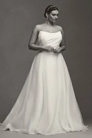 Watters Fortune Strapless A-Line Wedding Gown