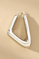 Chunky Triangle Hoop Earrings
