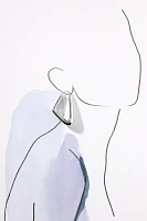 Chunky Triangle Hoop Earrings