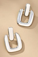 Mod Metal Knocker Drop Earrings