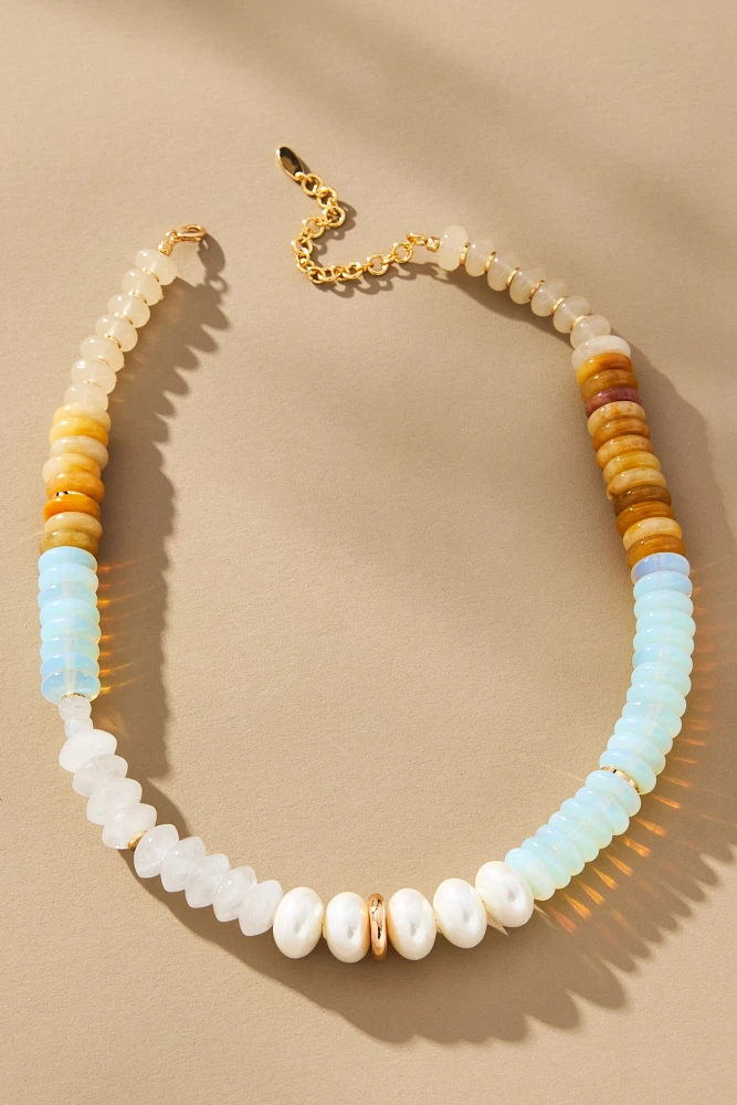 Thick Multi Beaded Necklace