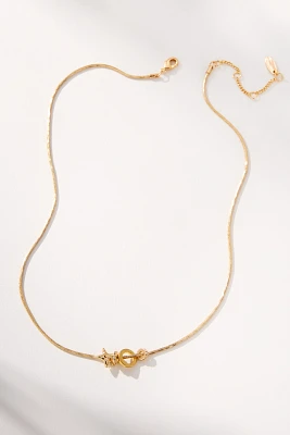 Mini Round Charm Necklace