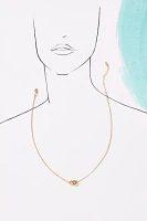 Mini Round Charm Necklace
