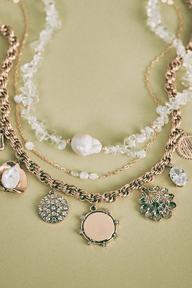 Chunky Charm Necklace