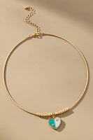 Heart Charm Collar Necklace