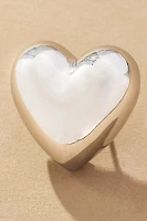 Heart Huggie Earrings