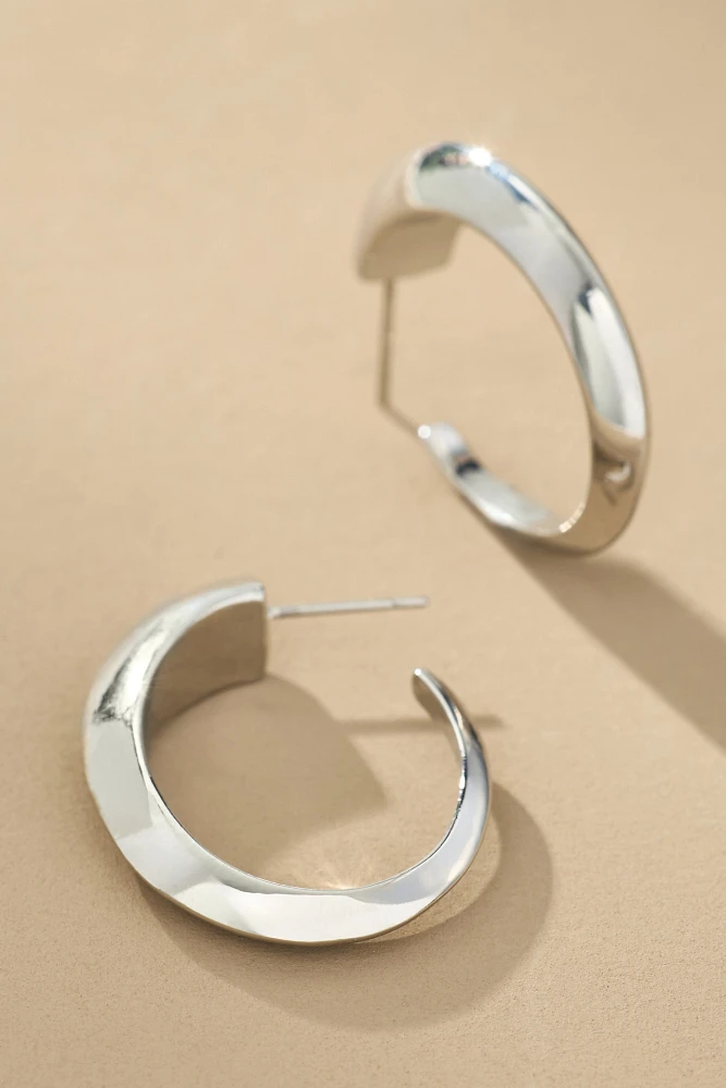 Sculptural Hoop Earrings