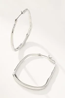 Thin Rectangular Hoop Earrings