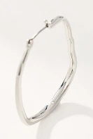 Thin Rectangular Hoop Earrings