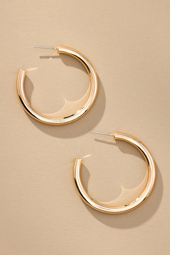 Large Classic Hoop Earrings