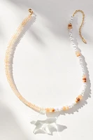 Starfish Pendant Beaded Necklace