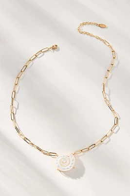 Pearl Paperclip Chain Necklace