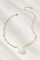Pearl Paperclip Chain Necklace