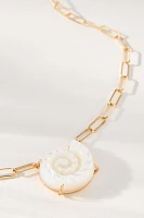 Pearl Paperclip Chain Necklace