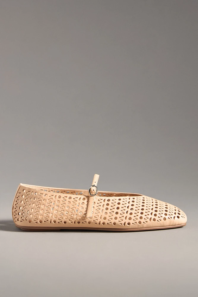 Jeffrey Campbell Khloe Eyelet Mary Jane Flats