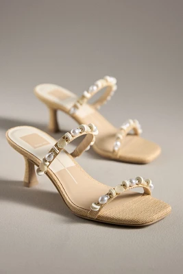 Dolce Vita Grayson Raffia Kitten Heels
