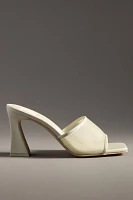 Dolce Vita Narda Mesh Square-Toe Sculpted Heel Mules