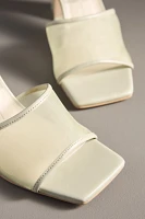 Dolce Vita Narda Mesh Square-Toe Sculpted Heel Mules
