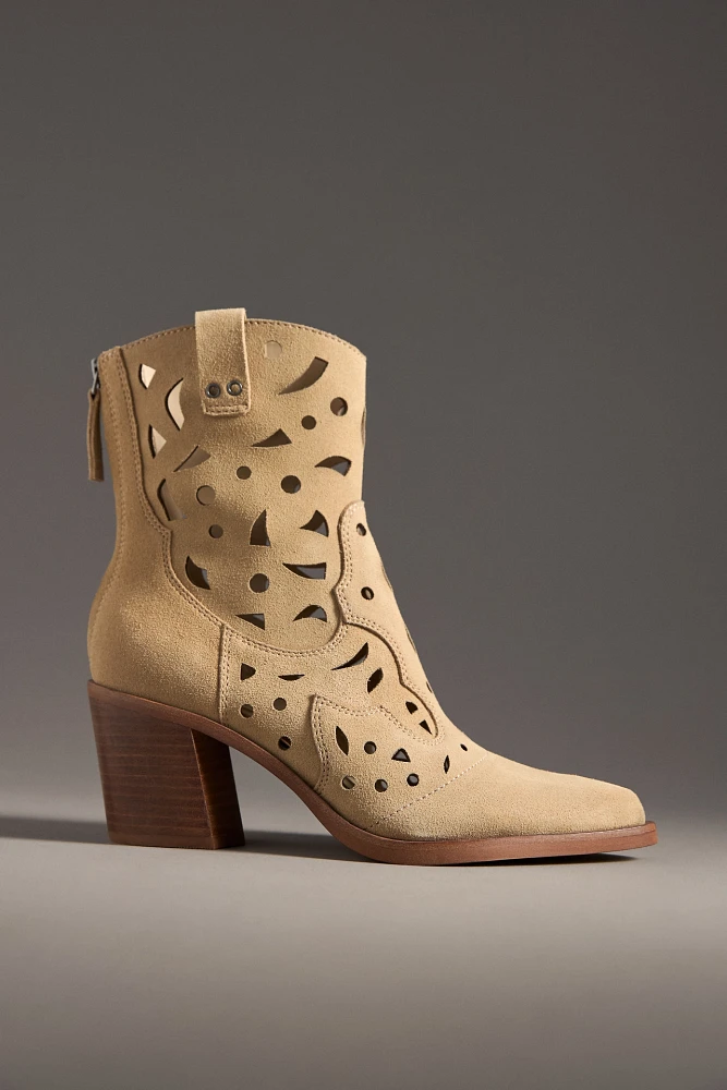Dolce Vita Zenobi Cutout Western Ankle Boots