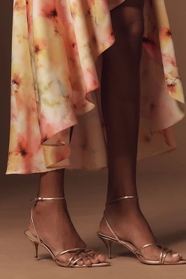 Schutz Desiree Strappy Kitten Heels