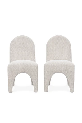 Ella Upholstered Dining Chairs, Set of 2