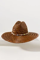 Wyeth Beaded Trim Straw Lifeguard Rancher