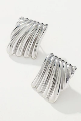8 Other Reasons Wave Square Post Earrings