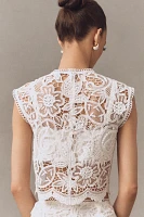Sabina Musayev Rhodes Lace Crop Top