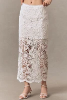 Sabina Musayev Lyon Lace Maxi Skirt
