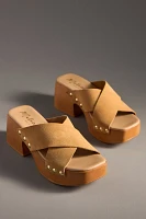 Matisse Venice Suede Open-Toe Platform Sandals