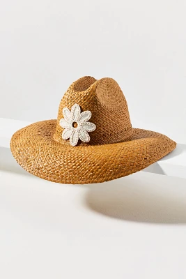 Wyeth Embellished Straw Rancher