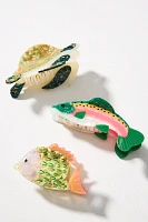 Fish Claw Clips, Set of 3