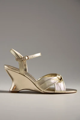 Maeve Knotted Sculptural Wedge Sandals