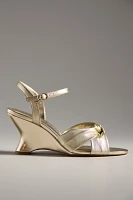 Maeve Knotted Sculptural Wedge Sandals