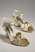 Maeve Knotted Sculptural Wedge Sandals