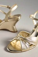 Maeve Knotted Sculptural Wedge Sandals