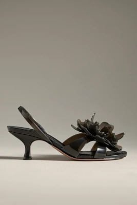 Farm Rio Flower Jelly Kitten Heels