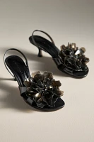 Farm Rio Flower Jelly Kitten Heels