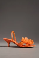 Farm Rio Flower Jelly Kitten Heels