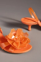 Farm Rio Flower Jelly Kitten Heels